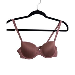 ThirdLove Bra Womens 34A1/2 Soft Pink 24/7 Classic T-Shirt Underwire Memory Foam